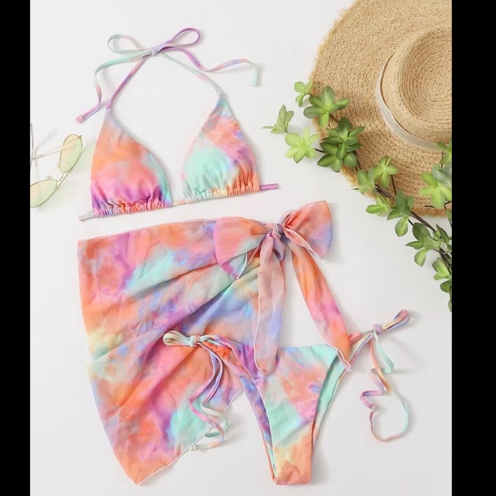 NWT Shein bikini top and bottom size S
